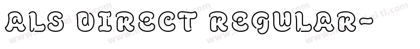 ALS Direct Regular字体转换